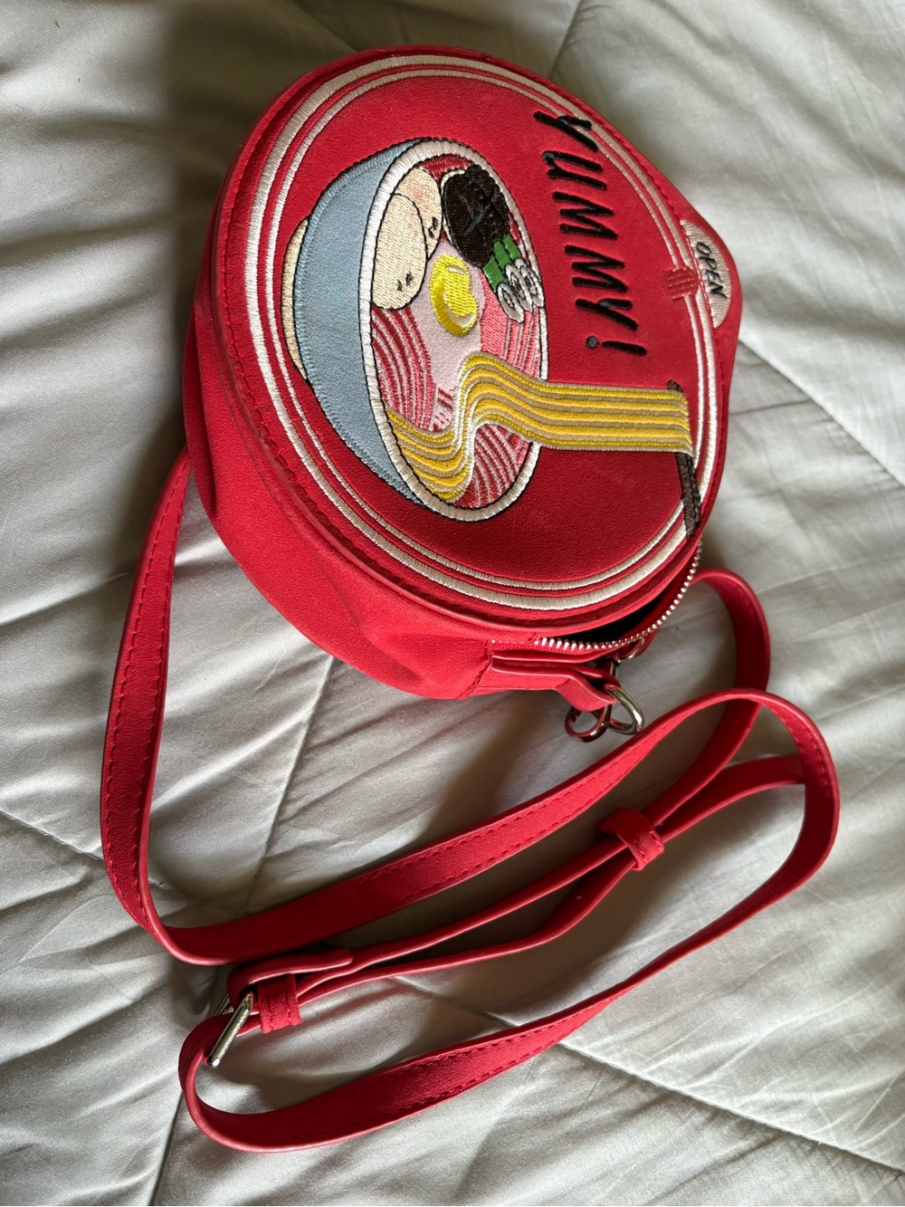 Red Ramen Patch Crossbody Bag – Yum Yum Design